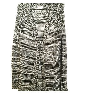 Black and white cardigan